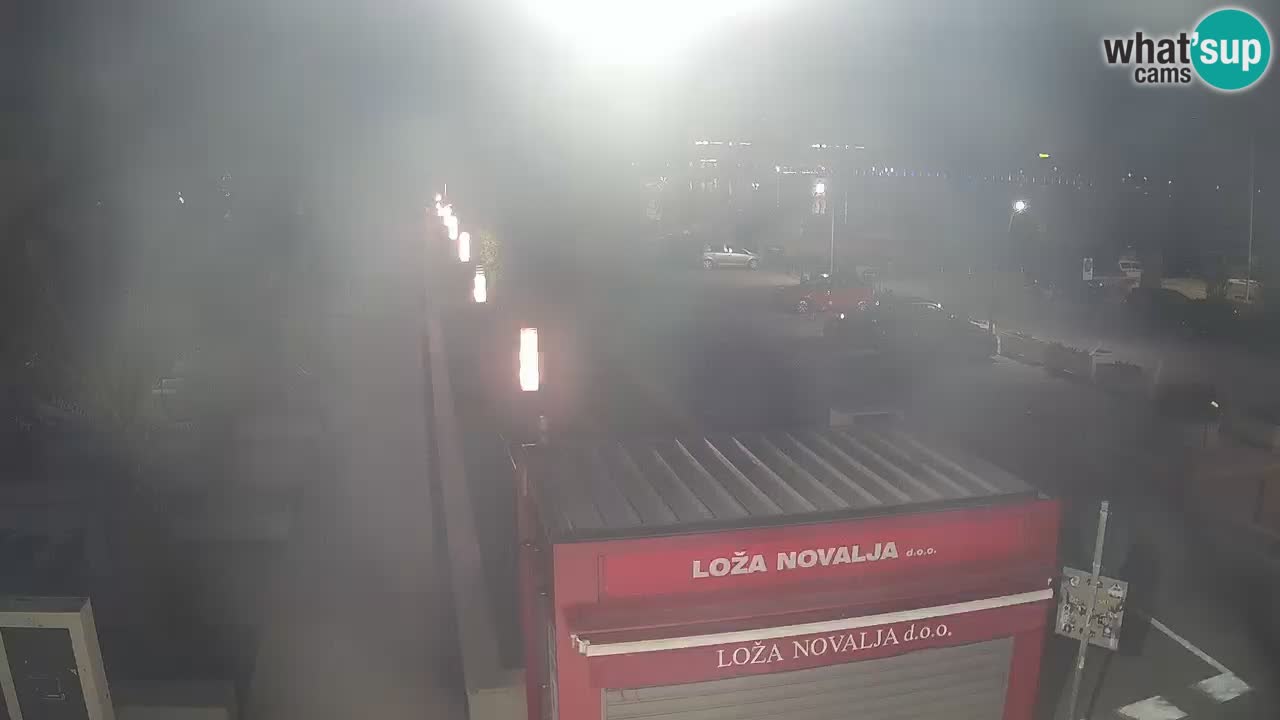 Camera en diecto Novalja – Obala Petra Krešimira IV