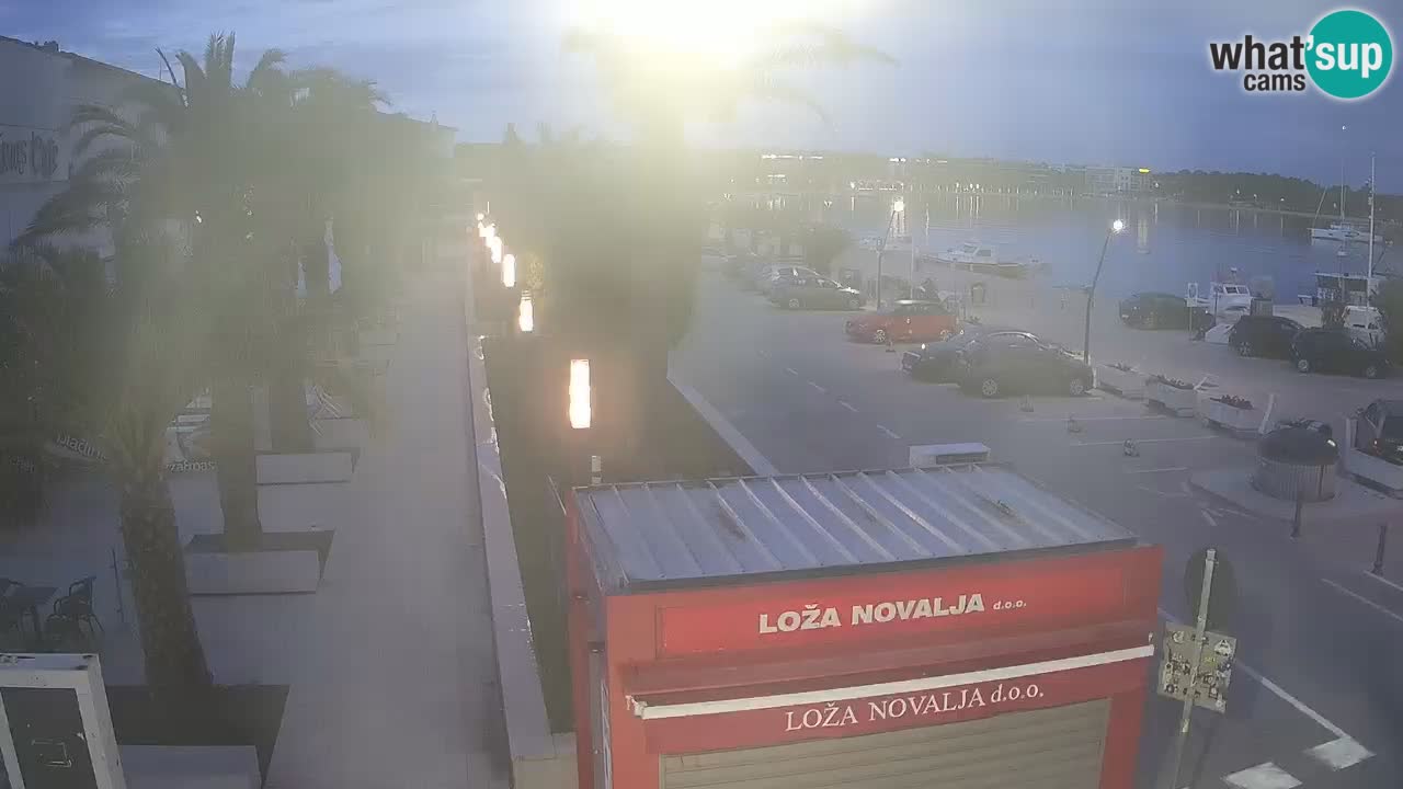 Live cam Novalja – Obala Petra Krešimira IV