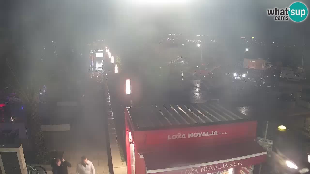 Camera en diecto Novalja – Obala Petra Krešimira IV