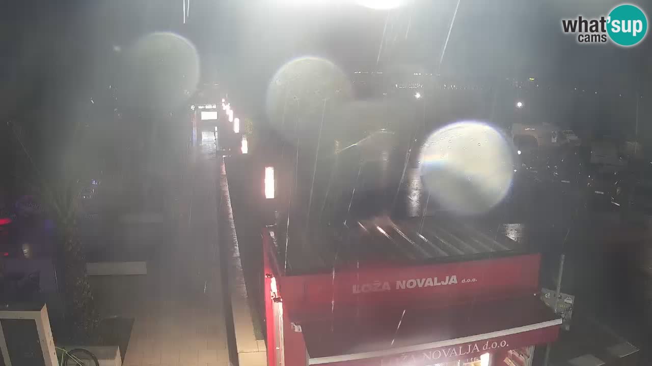 Webcam live Novalja – Obala Petra Krešimira IV