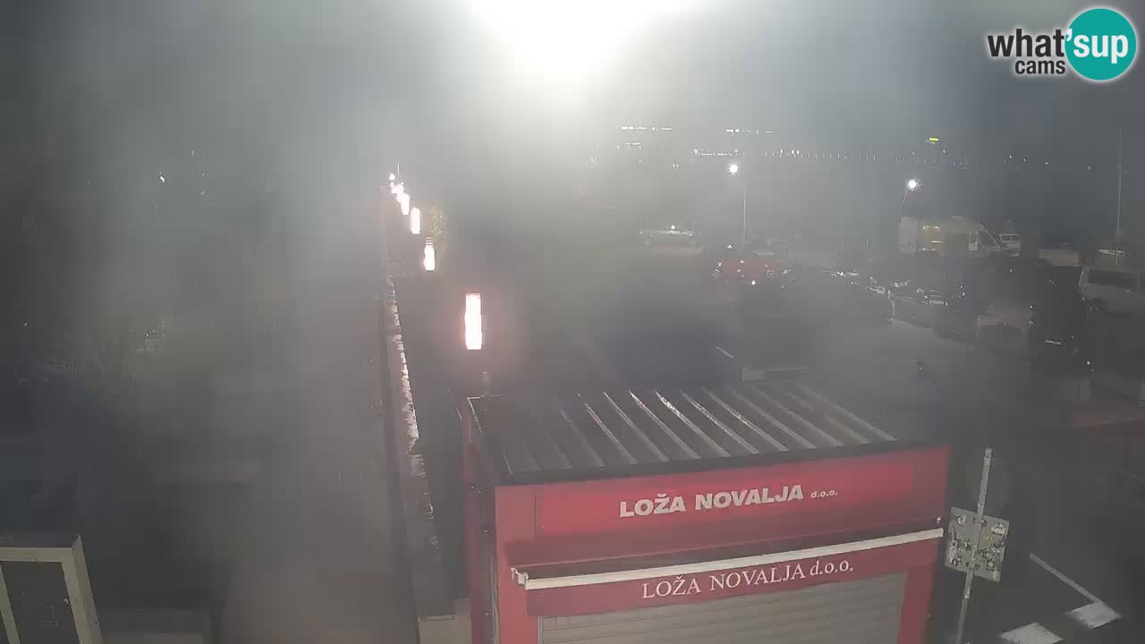 Webcam live Novalja – Obala Petra Krešimira IV