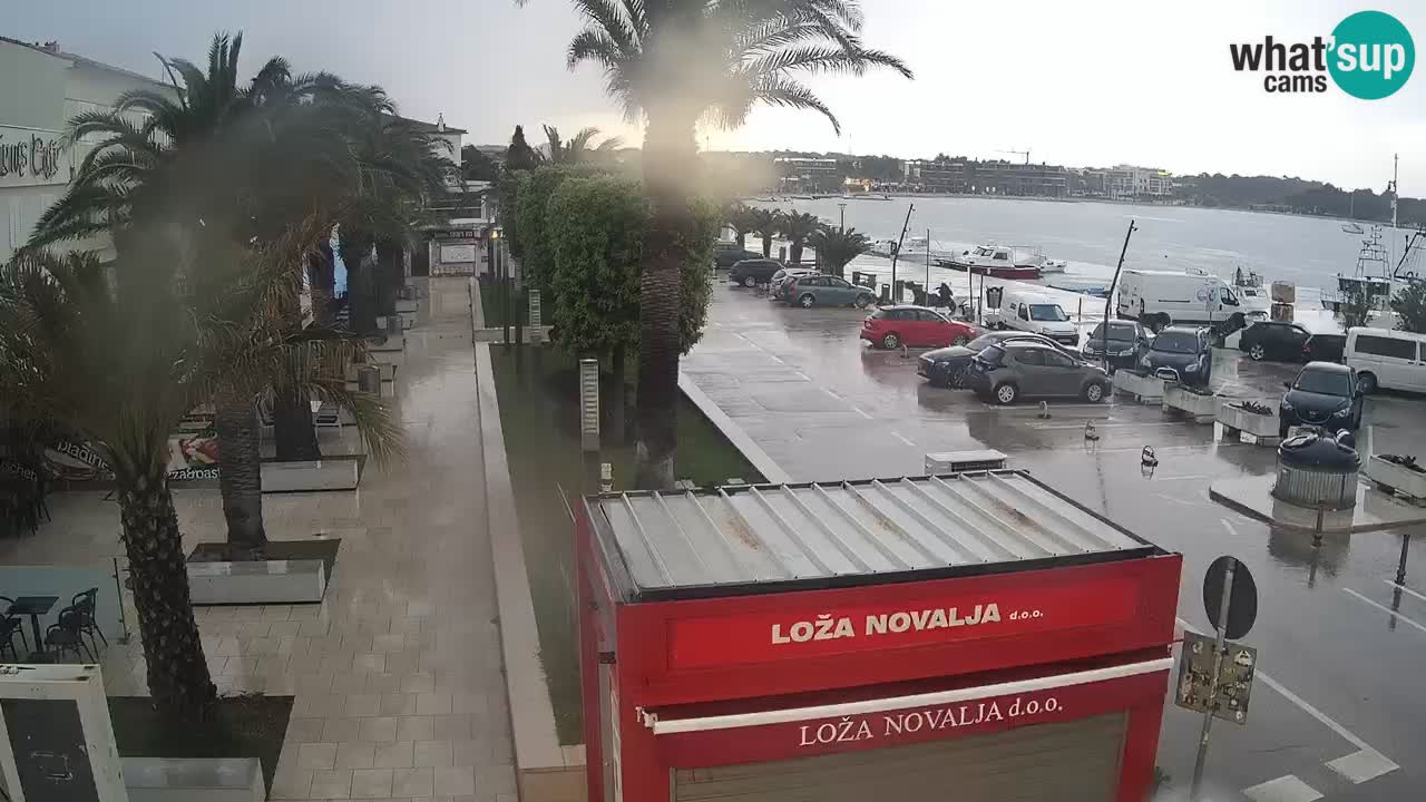 Live cam Novalja – Obala Petra Krešimira IV