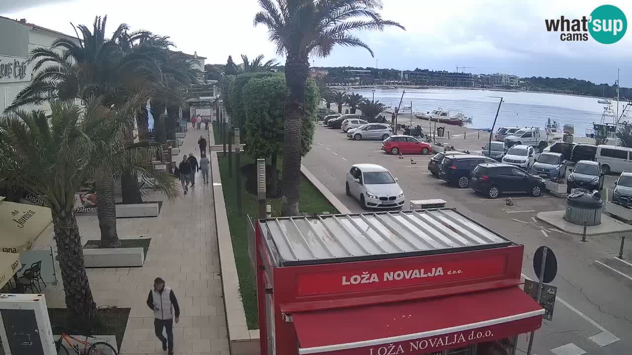 Webcam live Novalja – Obala Petra Krešimira IV