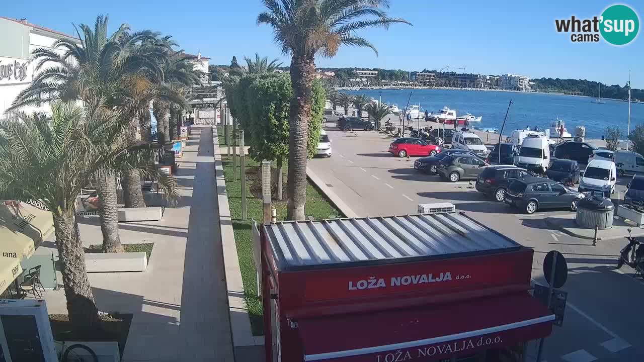 Webcam live Novalja – Obala Petra Krešimira IV