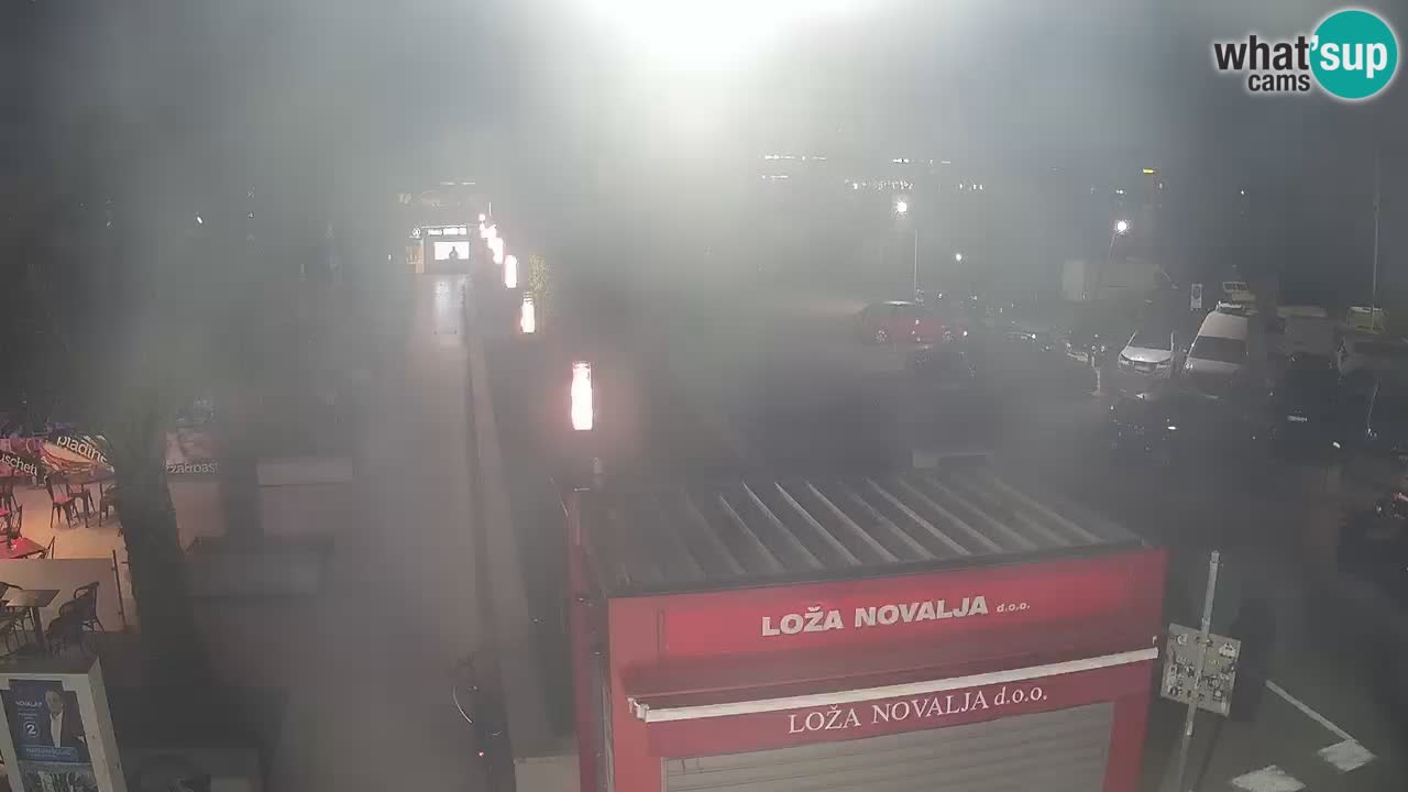 Live cam Novalja – Obala Petra Krešimira IV