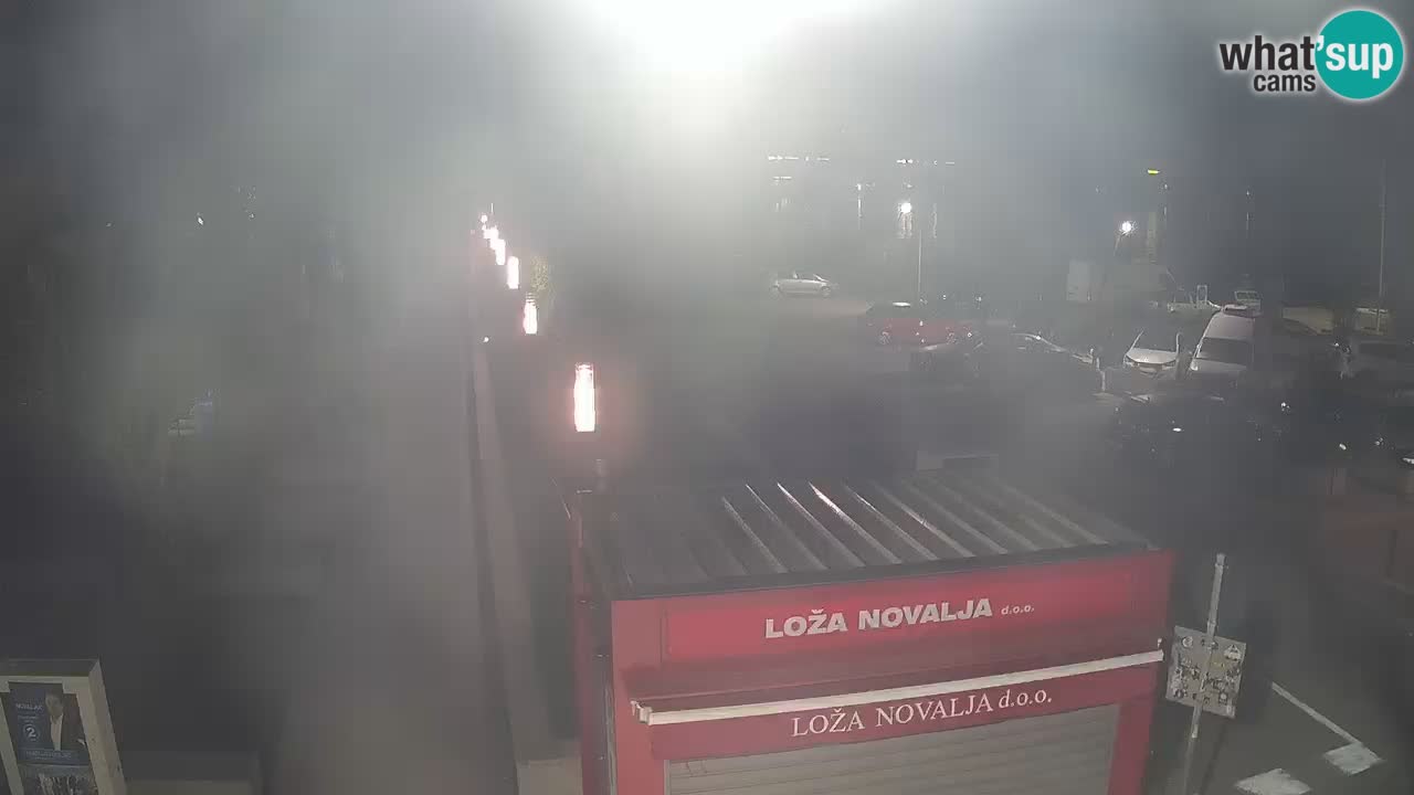Webcam live Novalja – Obala Petra Krešimira IV