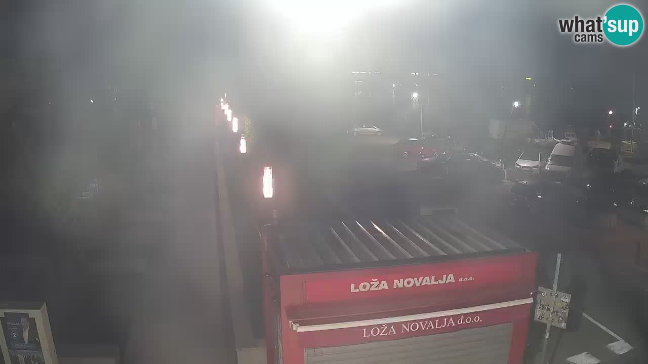 Webcam live Novalja – Obala Petra Krešimira IV