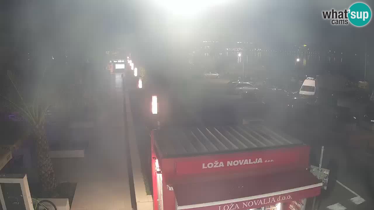 Webcam live Novalja – Obala Petra Krešimira IV