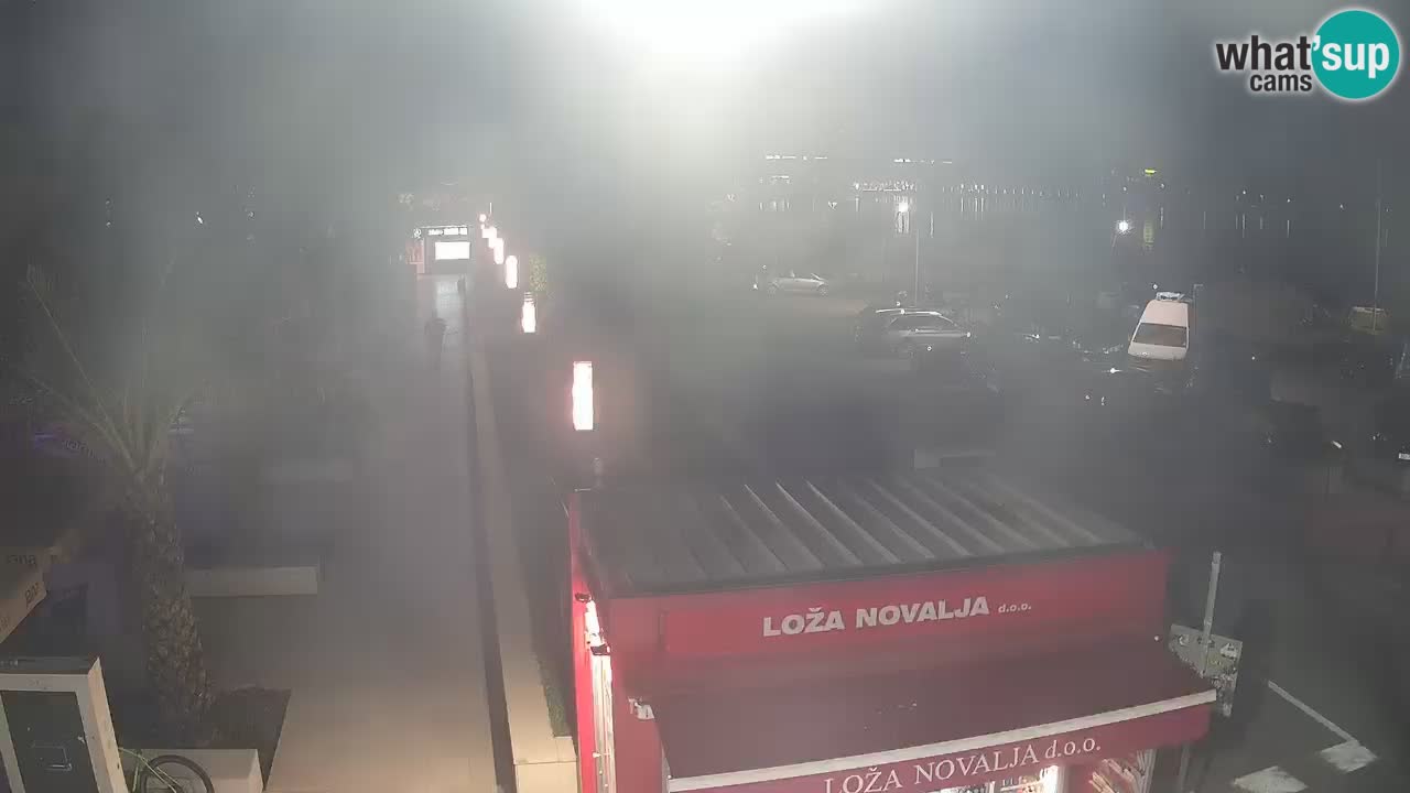 Live cam Novalja – Obala Petra Krešimira IV
