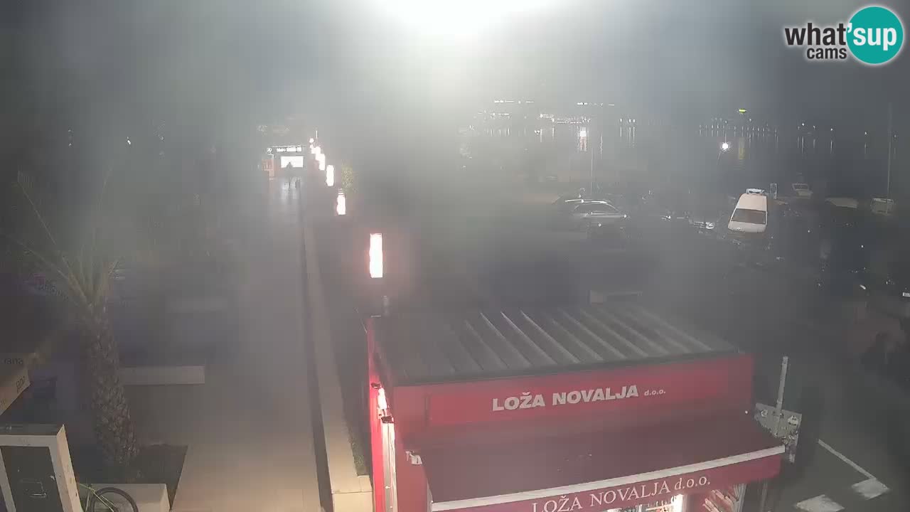 Webcam Novalja – Obala Petra Krešimira IV