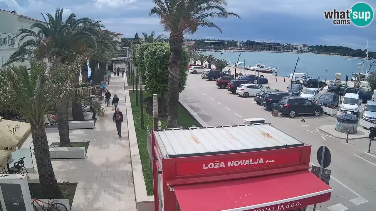 Camera en diecto Novalja – Obala Petra Krešimira IV