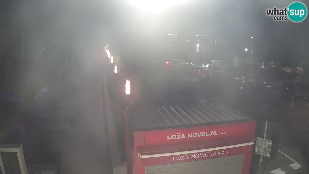 Live cam Novalja – Obala Petra Krešimira IV