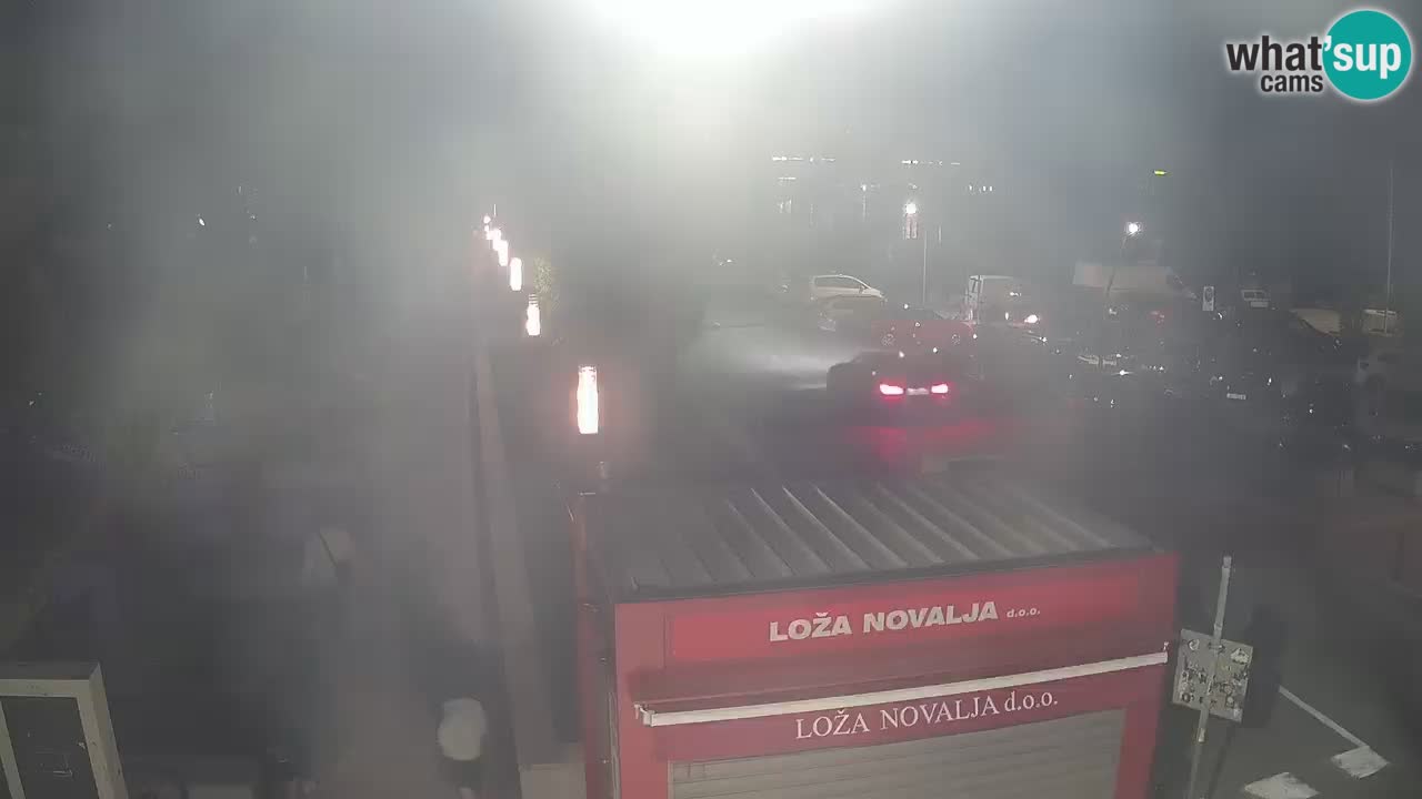 Live cam Novalja – Obala Petra Krešimira IV
