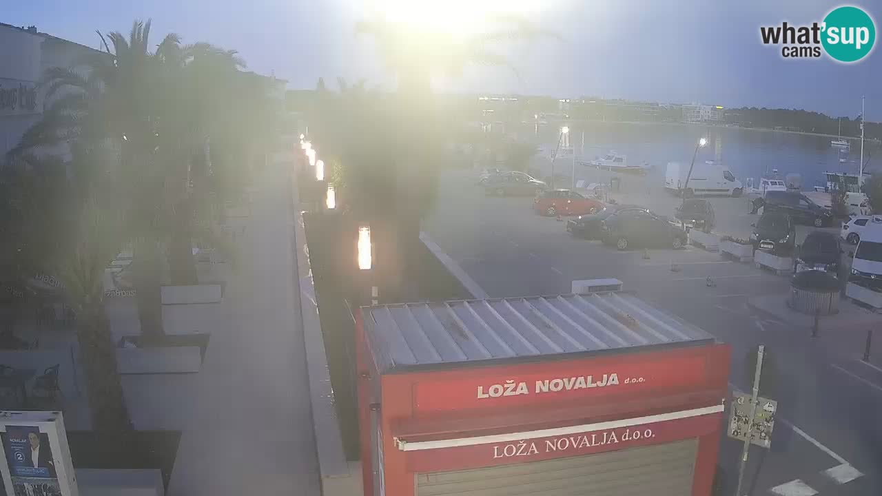 Live cam Novalja – Obala Petra Krešimira IV