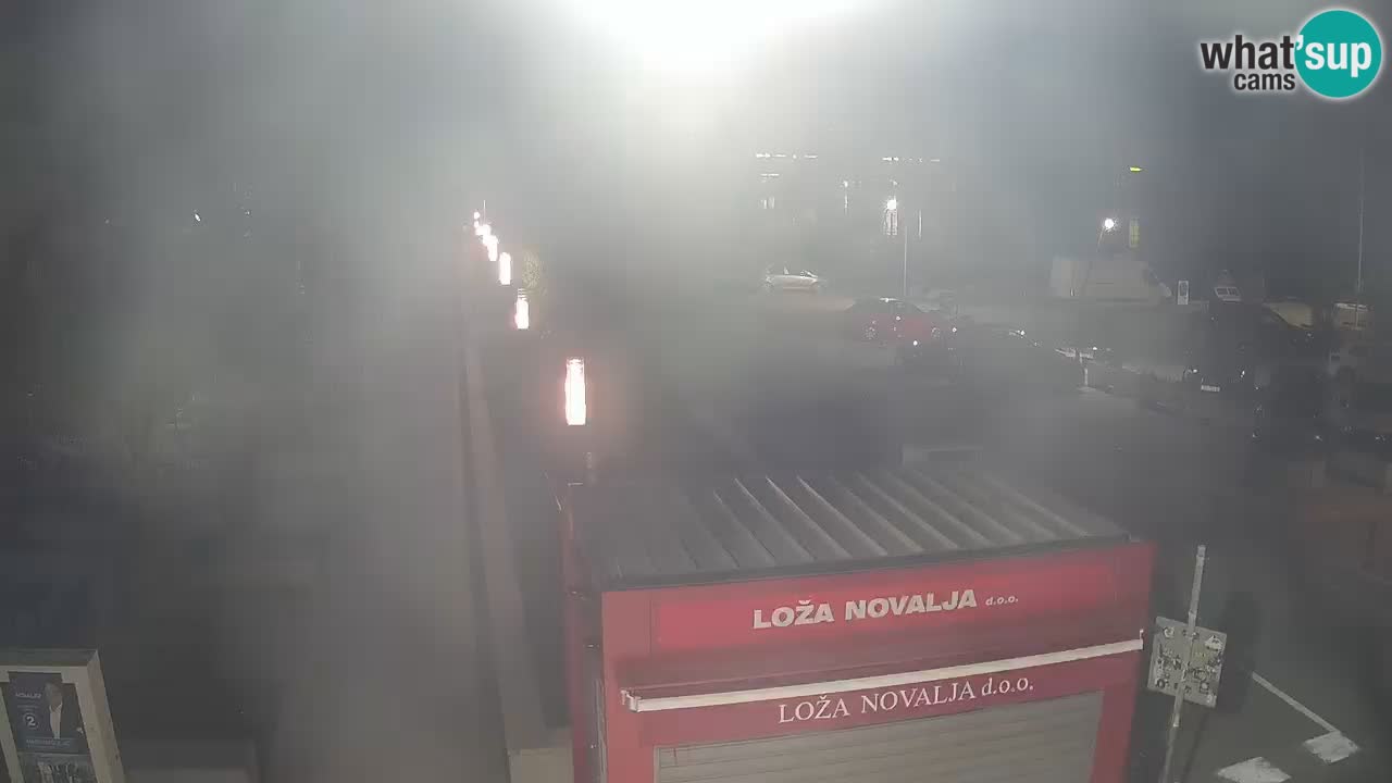 Web kamera Novalja – Obala Petra Krešimira IV