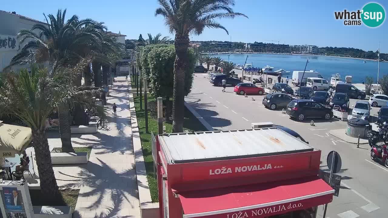 Webcam live Novalja – Obala Petra Krešimira IV