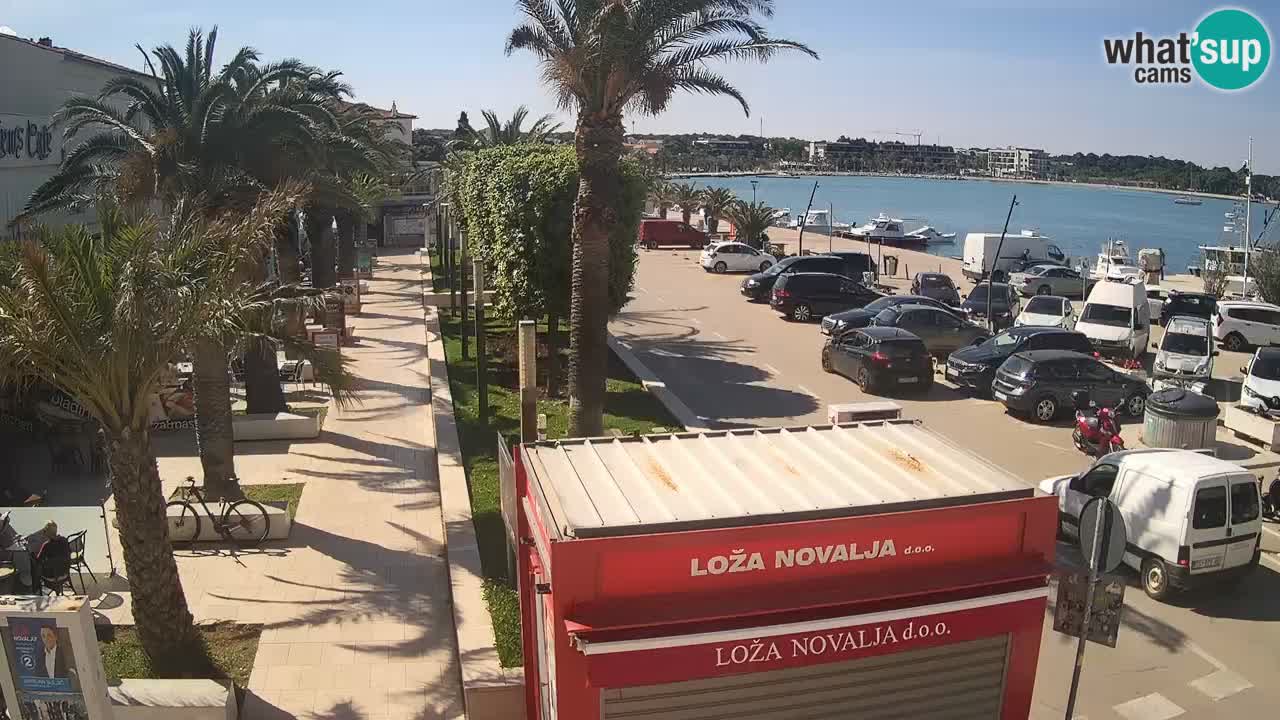 Webcam live Novalja – Obala Petra Krešimira IV