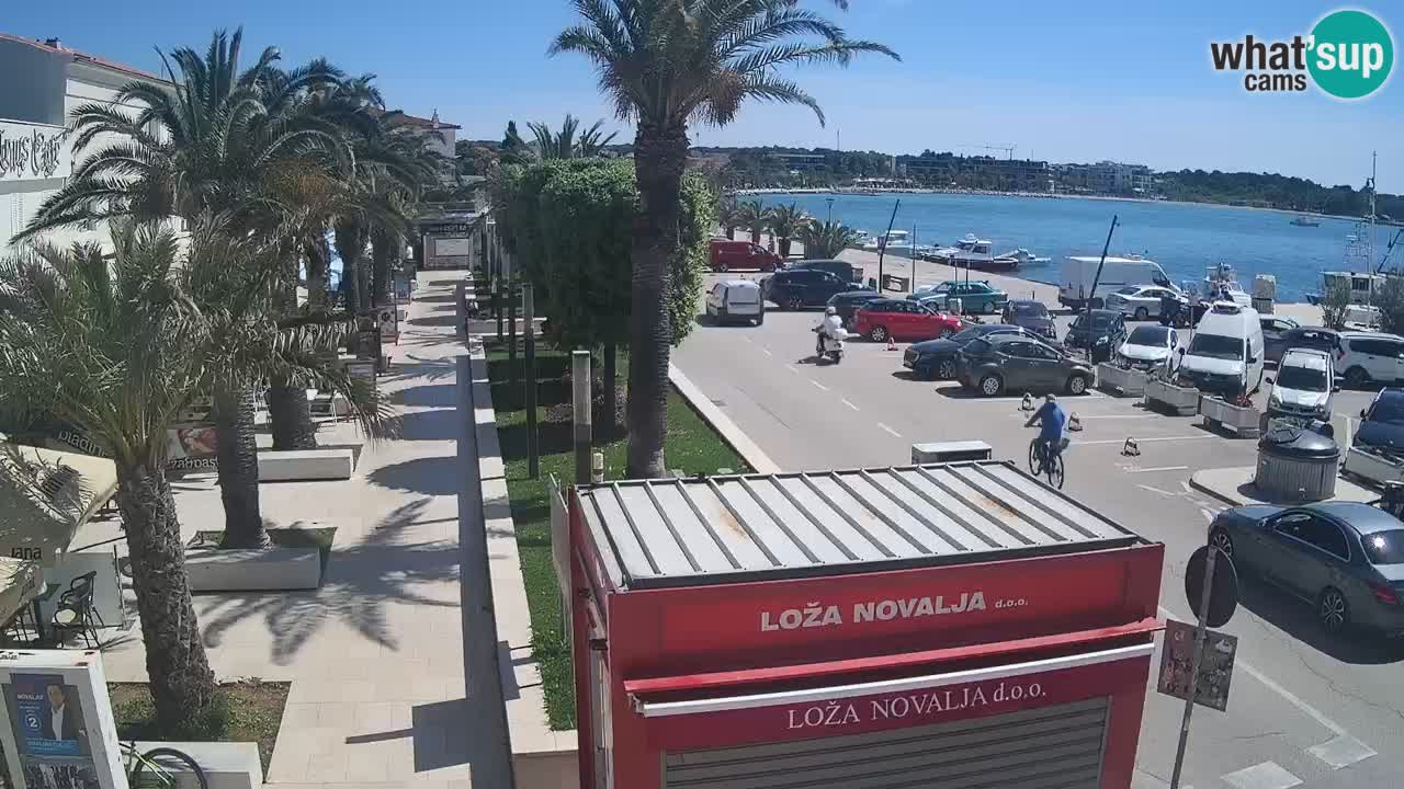 Live cam Novalja – Obala Petra Krešimira IV