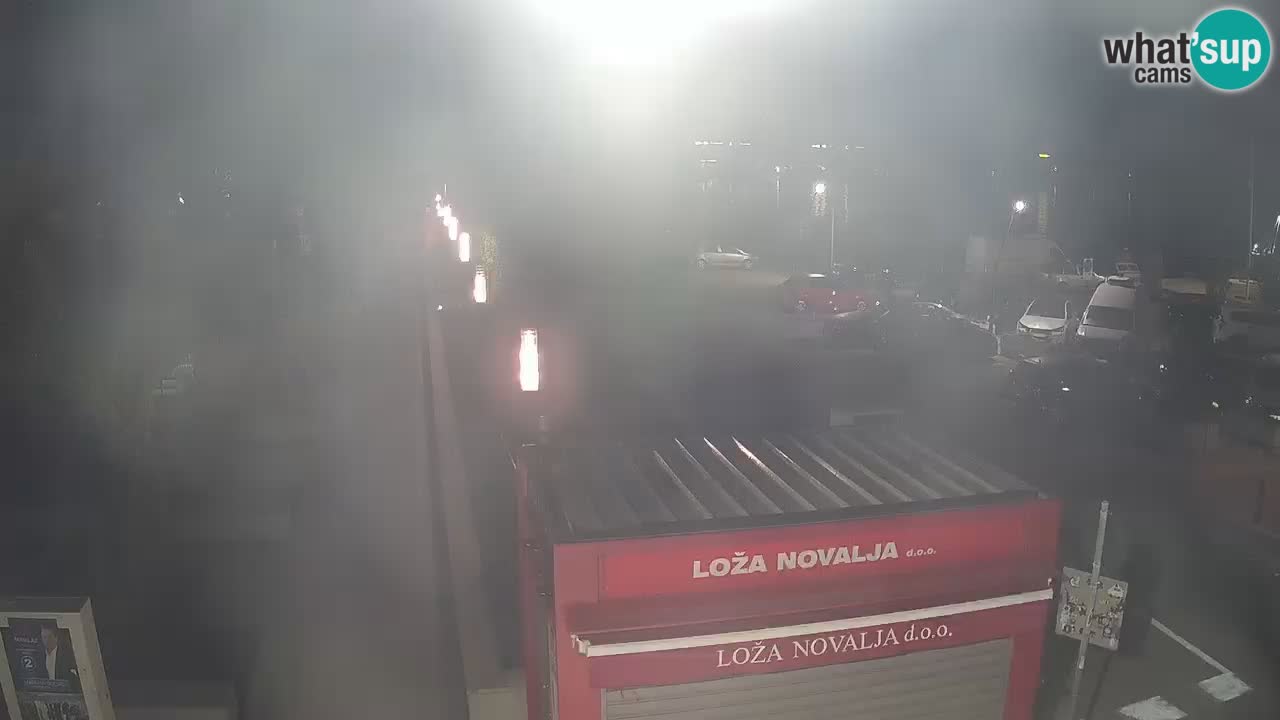 Webcam Novalja – Obala Petra Krešimira IV