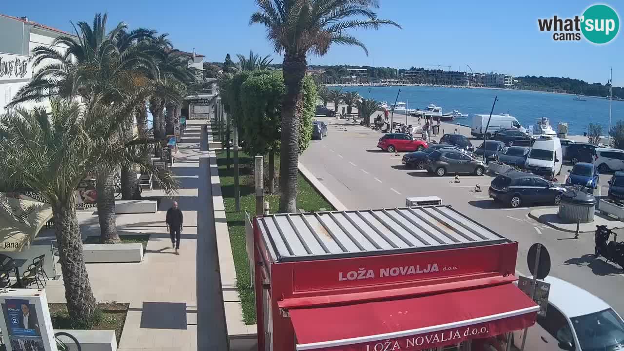 Webcam live Novalja – Obala Petra Krešimira IV