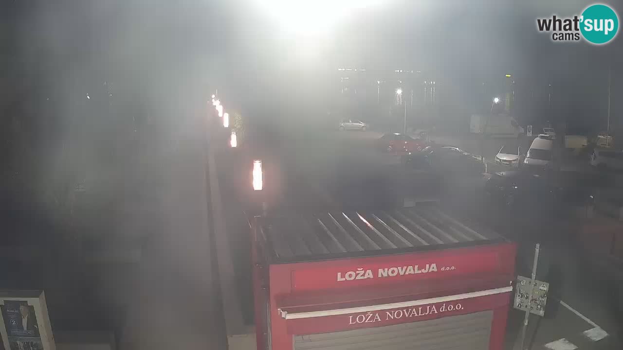 Camera en diecto Novalja – Obala Petra Krešimira IV