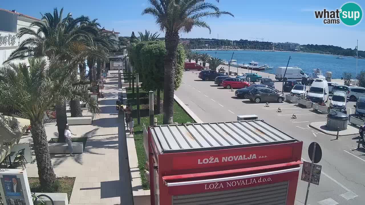 Webcam live Novalja – Obala Petra Krešimira IV