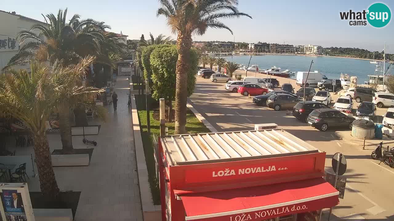 Webcam live Novalja – Obala Petra Krešimira IV
