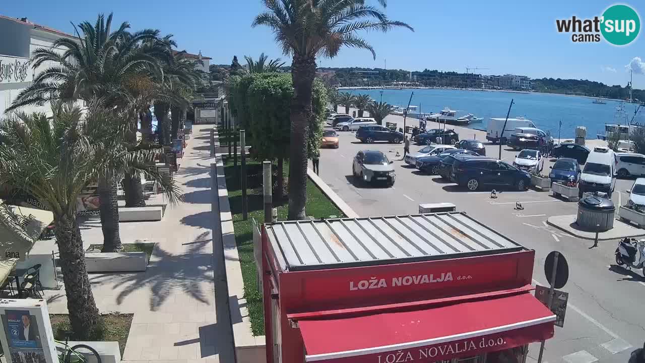 Spletna kamera Novalja – Obala Petra Krešimira IV
