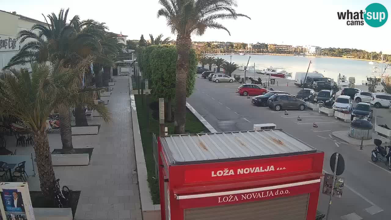 Webcam live Novalja – Obala Petra Krešimira IV