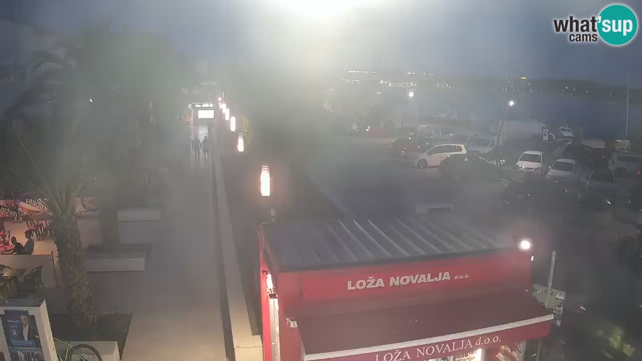 Live cam Novalja – Obala Petra Krešimira IV