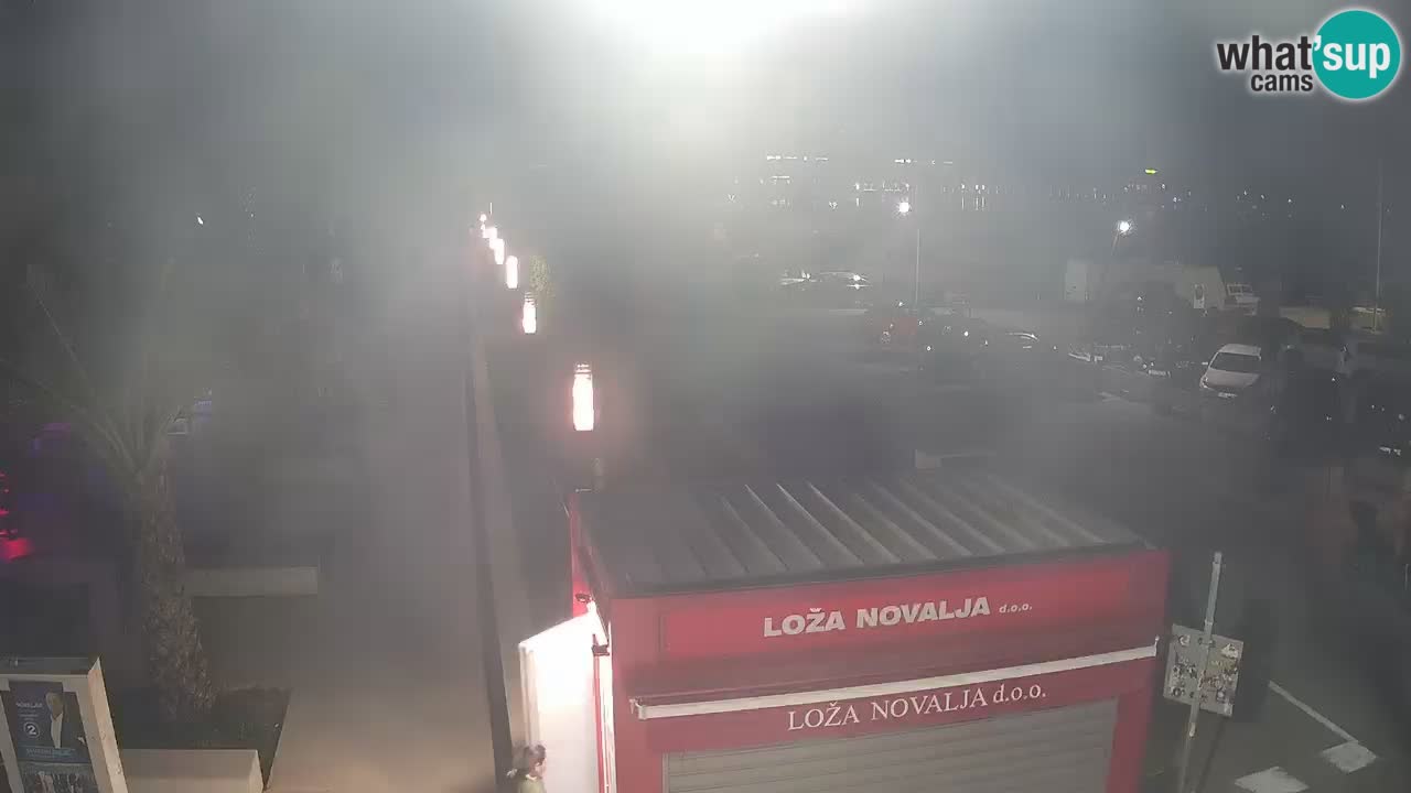 Web kamera Novalja – Obala Petra Krešimira IV