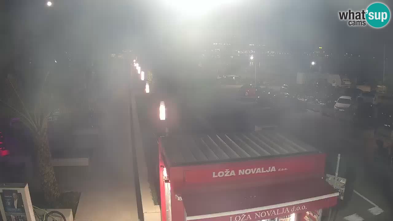 Live cam Novalja – Obala Petra Krešimira IV