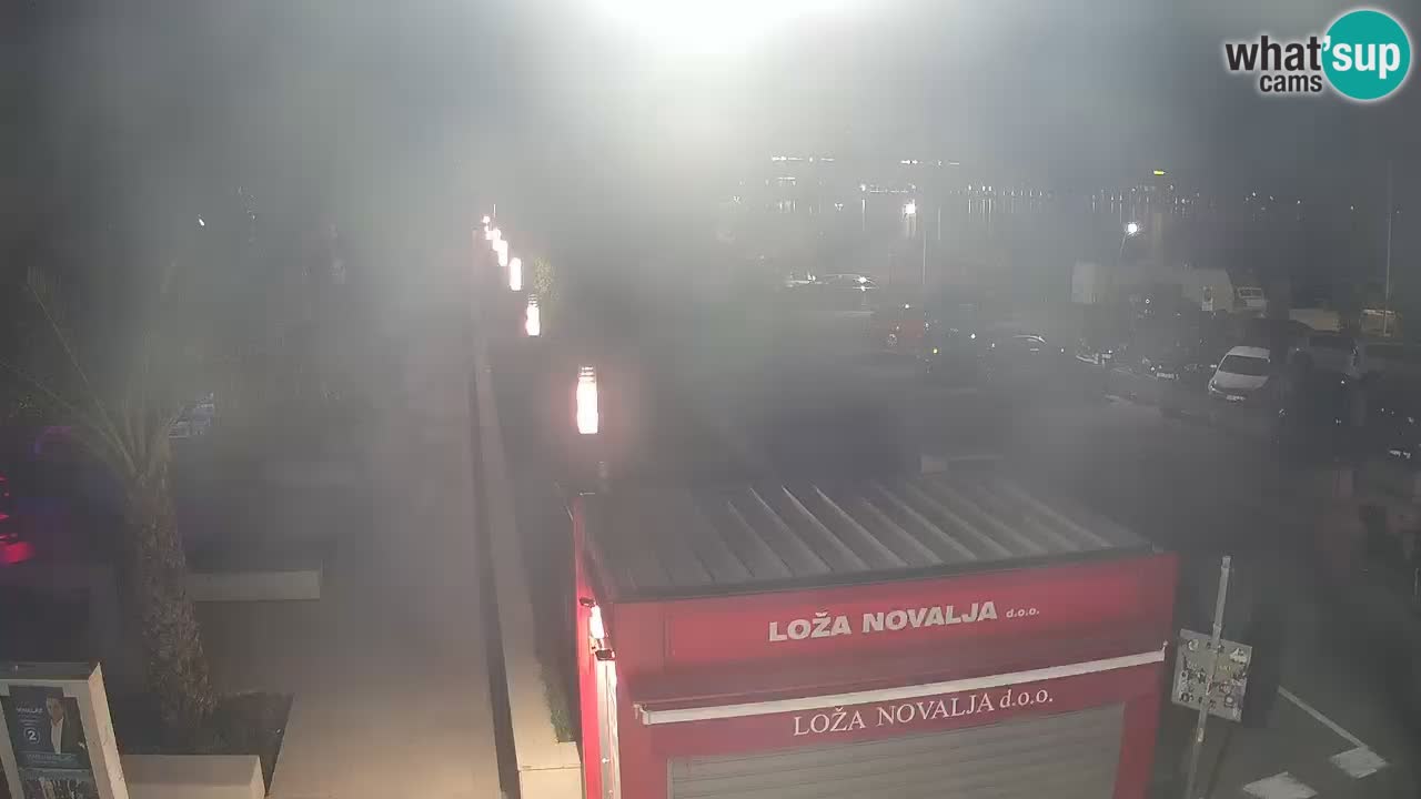 Live cam Novalja – Obala Petra Krešimira IV