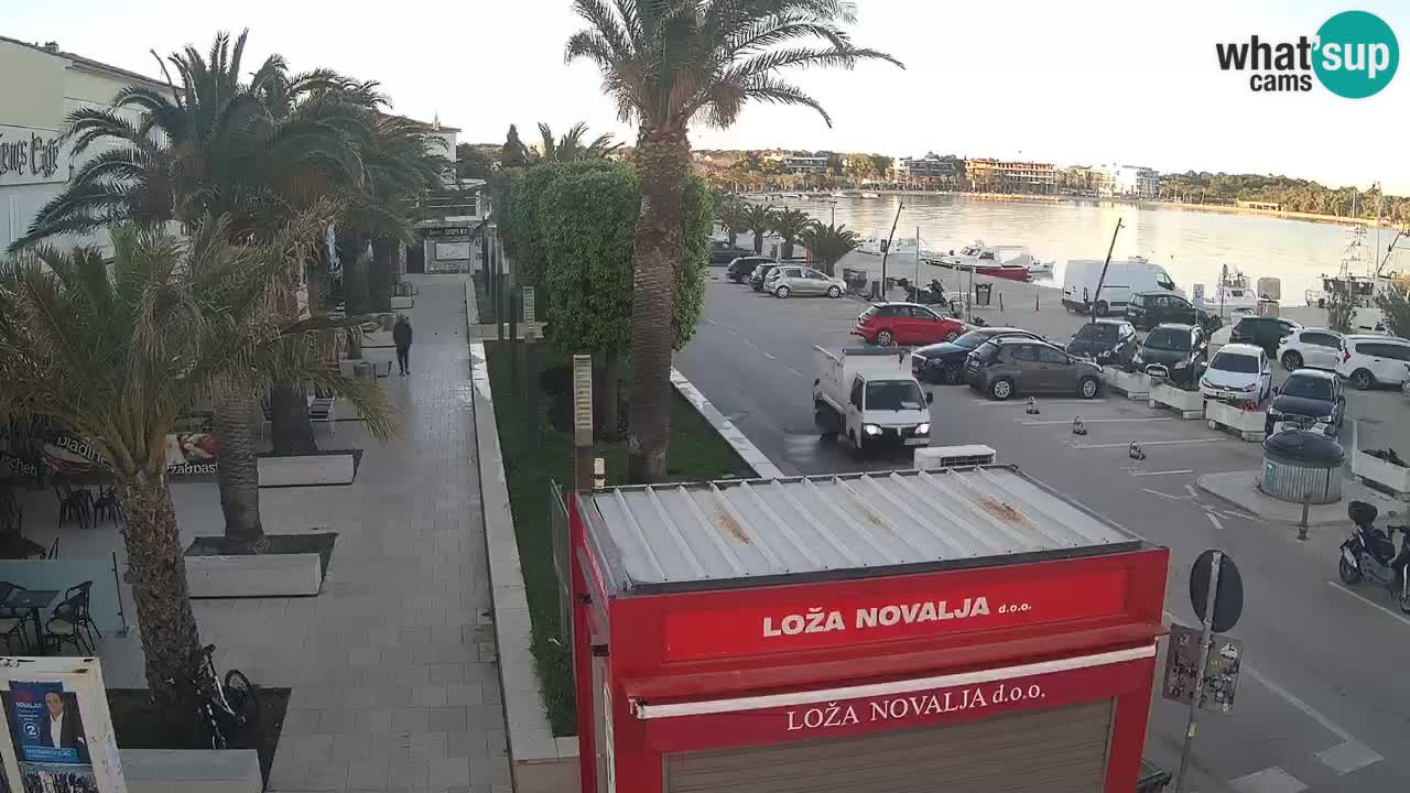 Spletna kamera Novalja – Obala Petra Krešimira IV