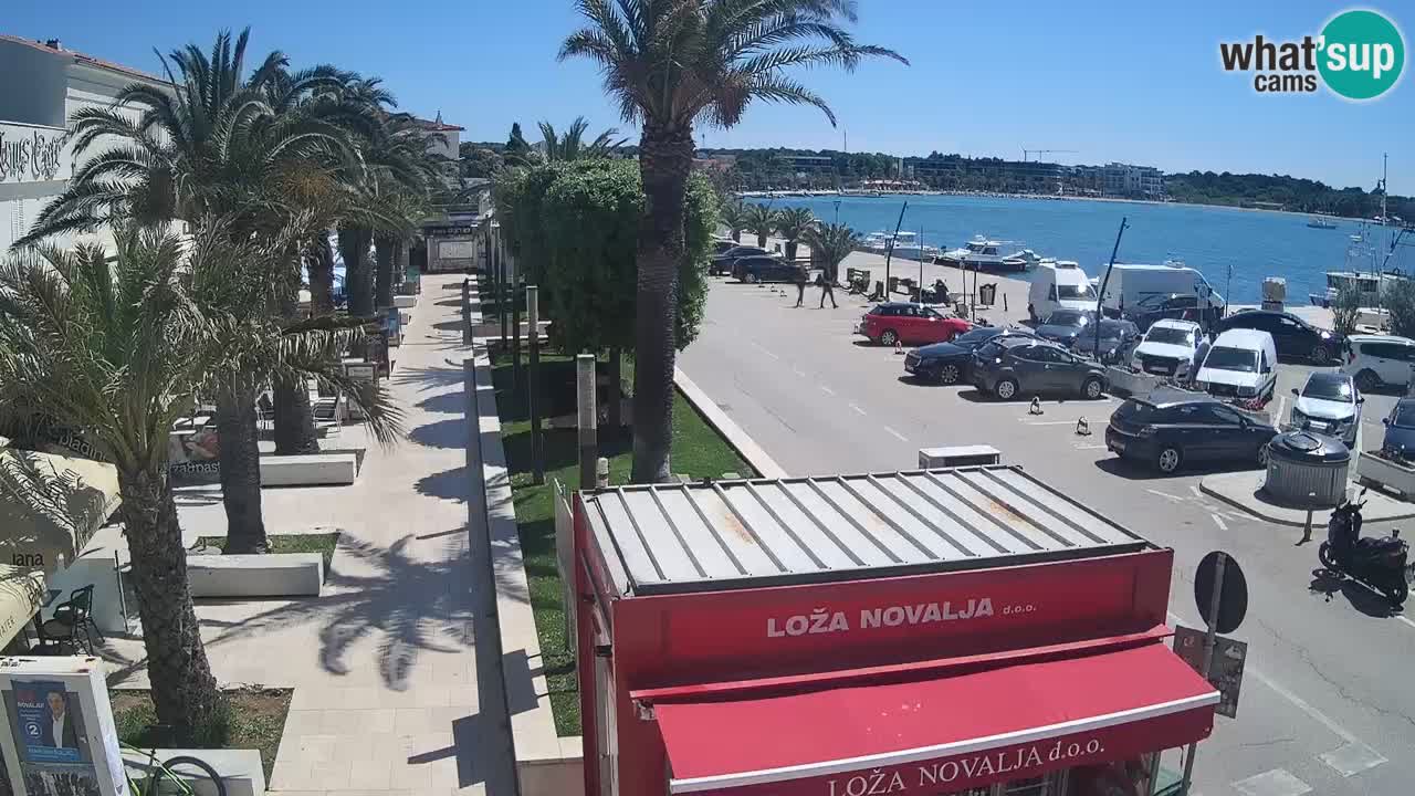 Live cam Novalja – Obala Petra Krešimira IV