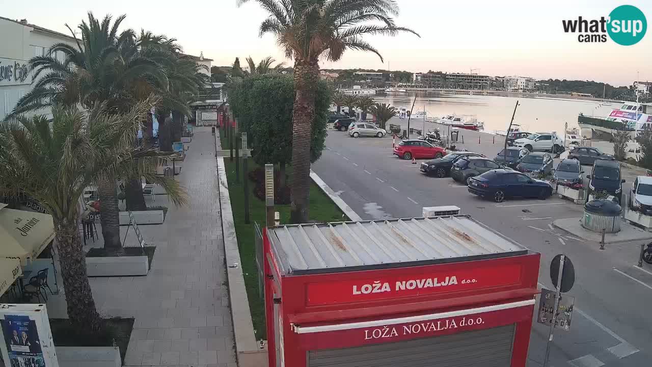 Webcam live Novalja – Obala Petra Krešimira IV
