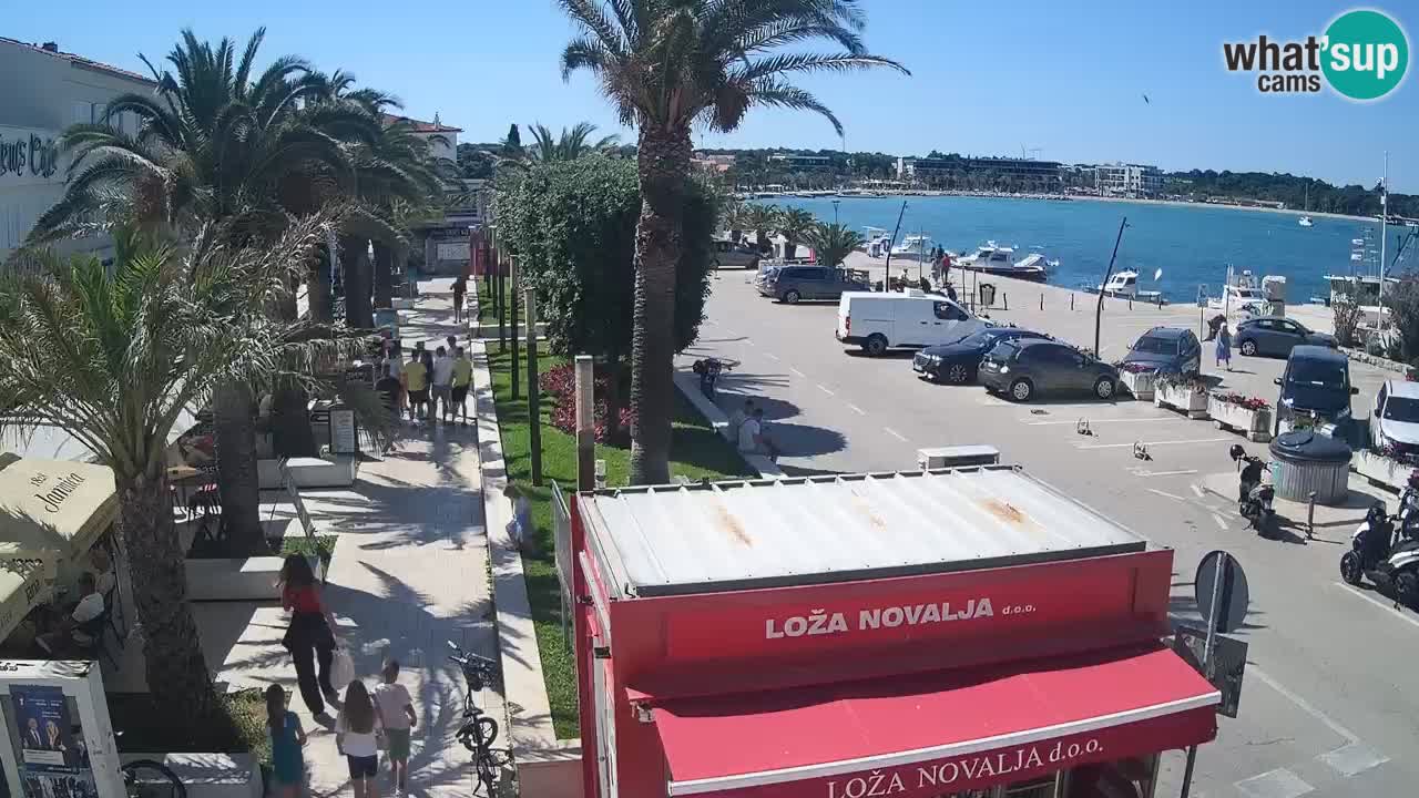 Webcam live Novalja – Obala Petra Krešimira IV