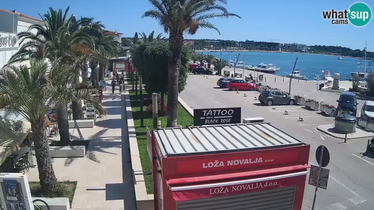 Live cam Novalja – Obala Petra Krešimira IV