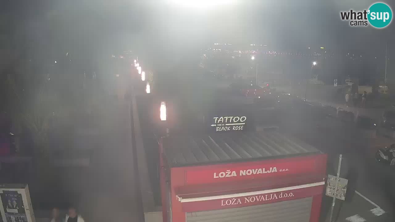 Live cam Novalja – Obala Petra Krešimira IV