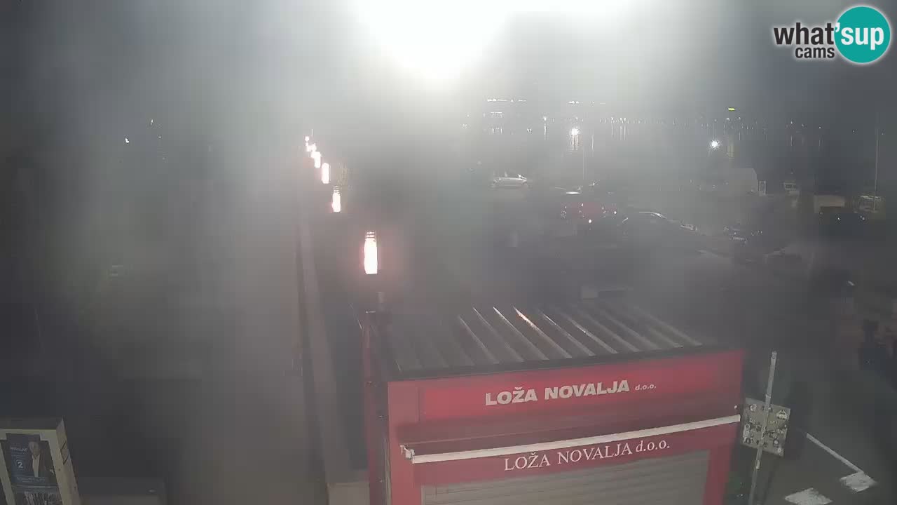 Webcam live Novalja – Obala Petra Krešimira IV