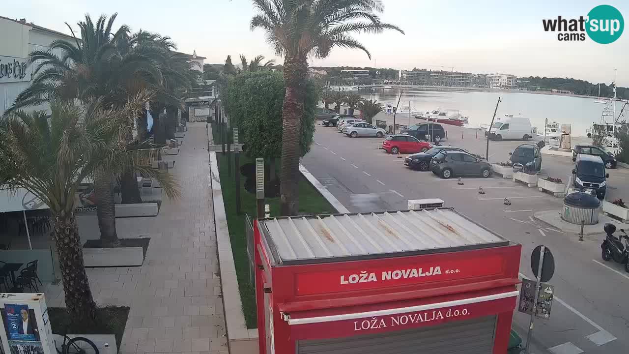 Webcam live Novalja – Obala Petra Krešimira IV