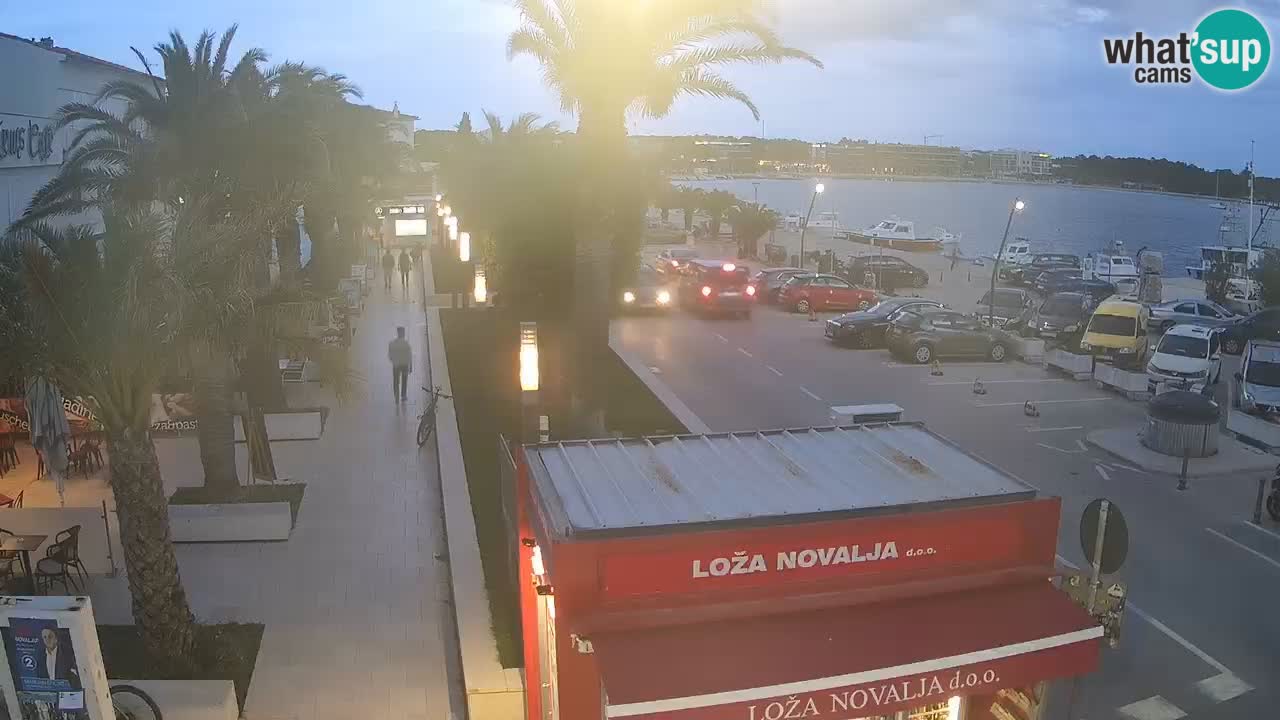 Web kamera Novalja – Obala Petra Krešimira IV