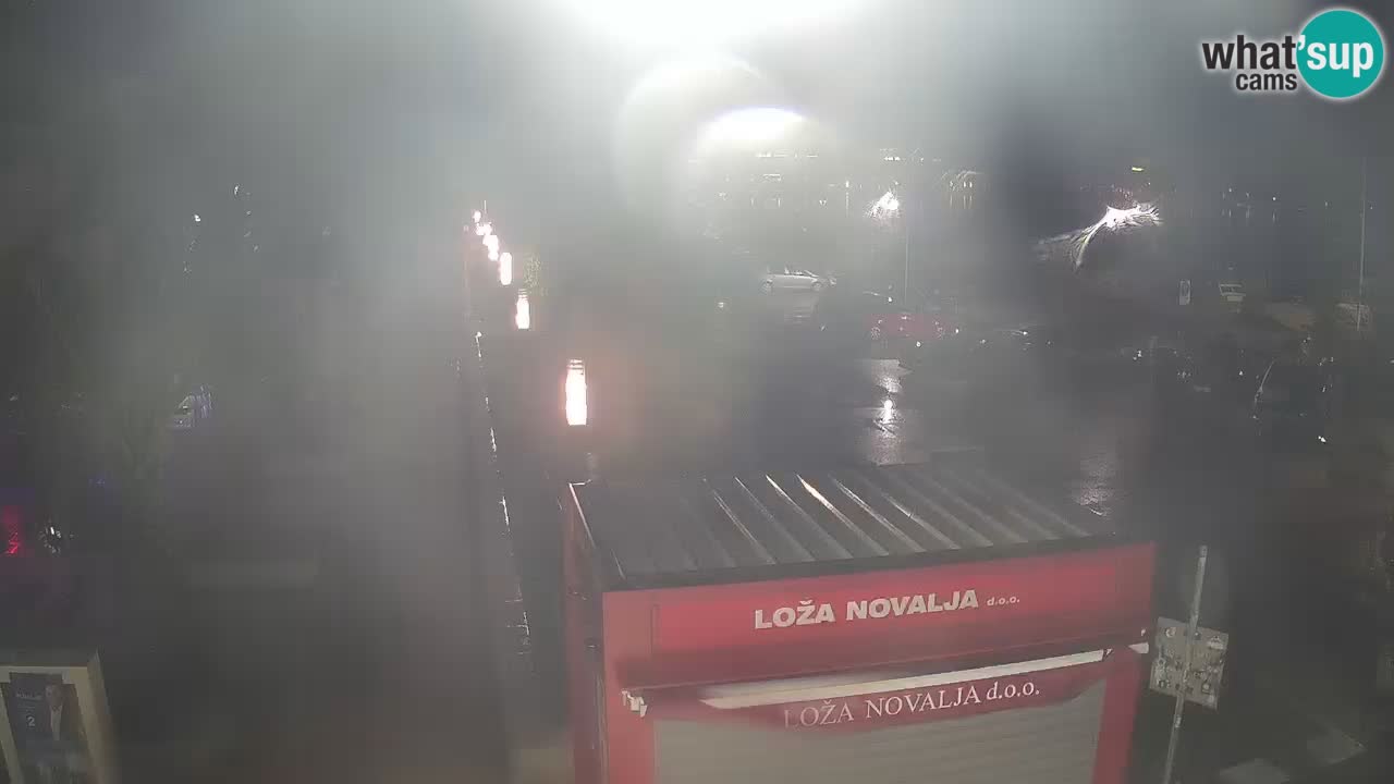 Spletna kamera Novalja – Obala Petra Krešimira IV