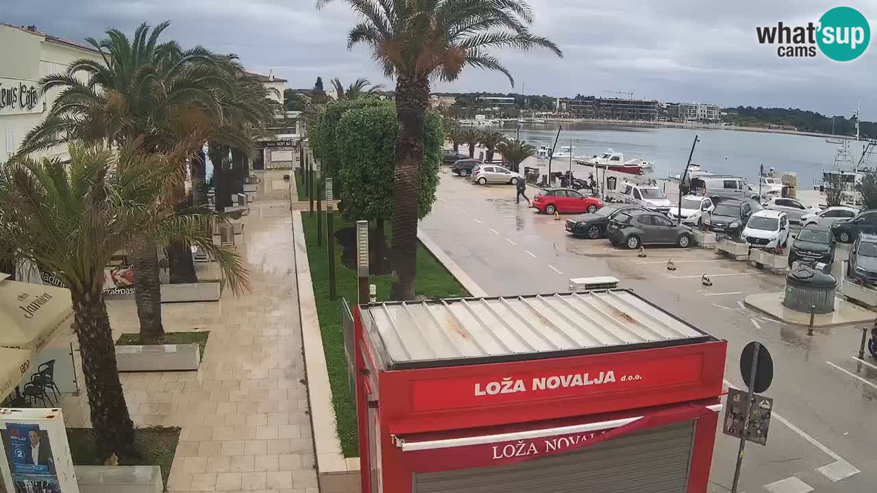 Webcam live Novalja – Obala Petra Krešimira IV