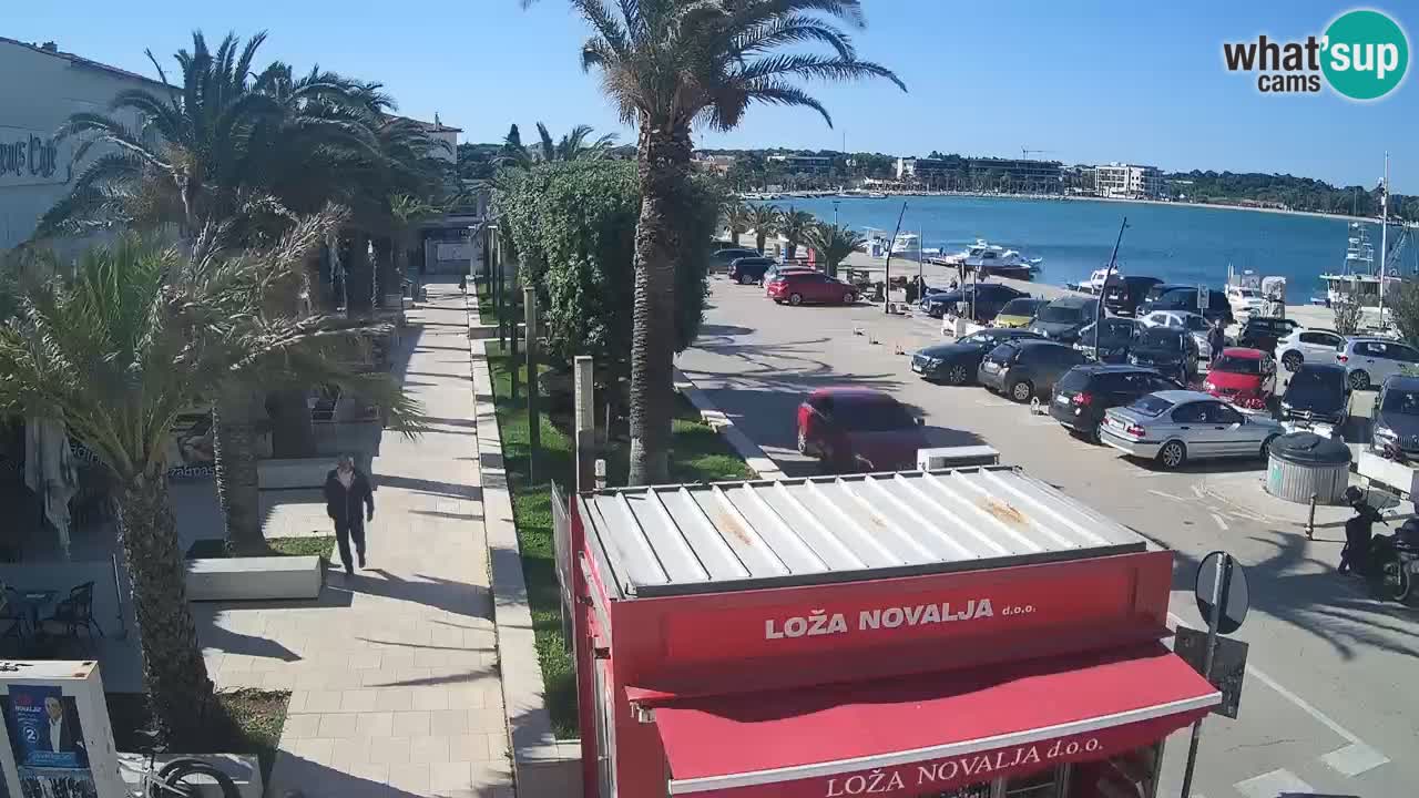 Live cam Novalja – Obala Petra Krešimira IV
