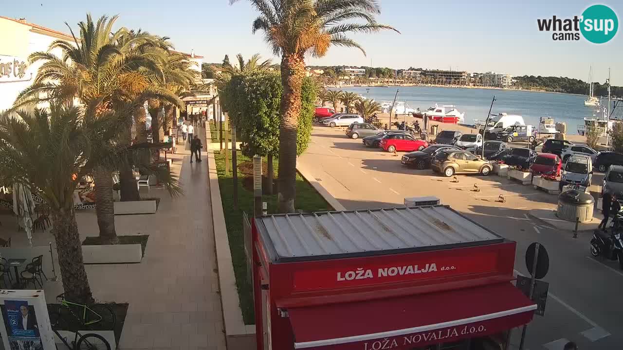 Spletna kamera Novalja – Obala Petra Krešimira IV