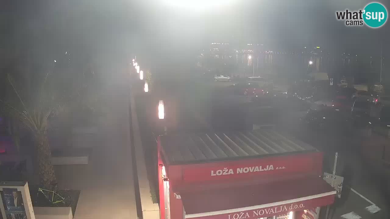 Live cam Novalja – Obala Petra Krešimira IV