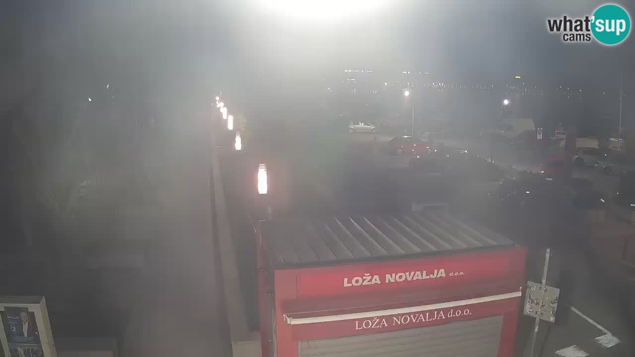 Camera en diecto Novalja – Obala Petra Krešimira IV