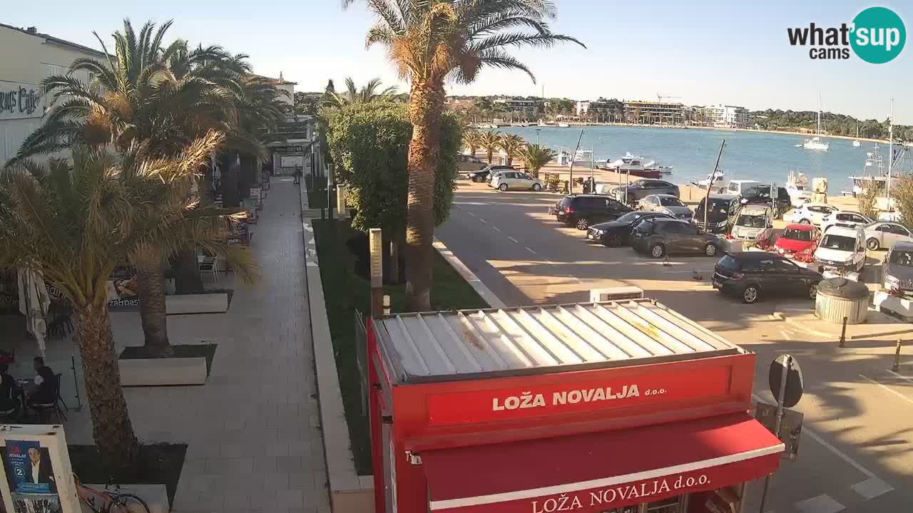 Spletna kamera Novalja – Obala Petra Krešimira IV