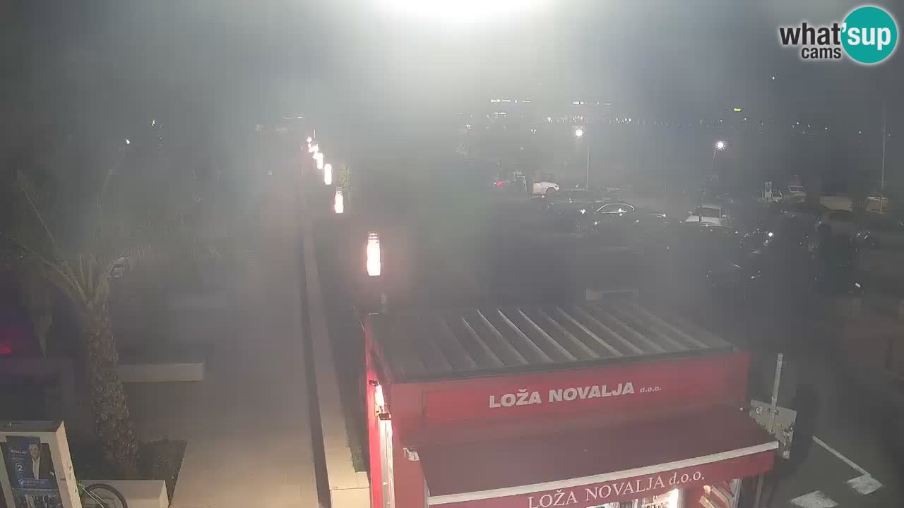 Webcam live Novalja – Obala Petra Krešimira IV